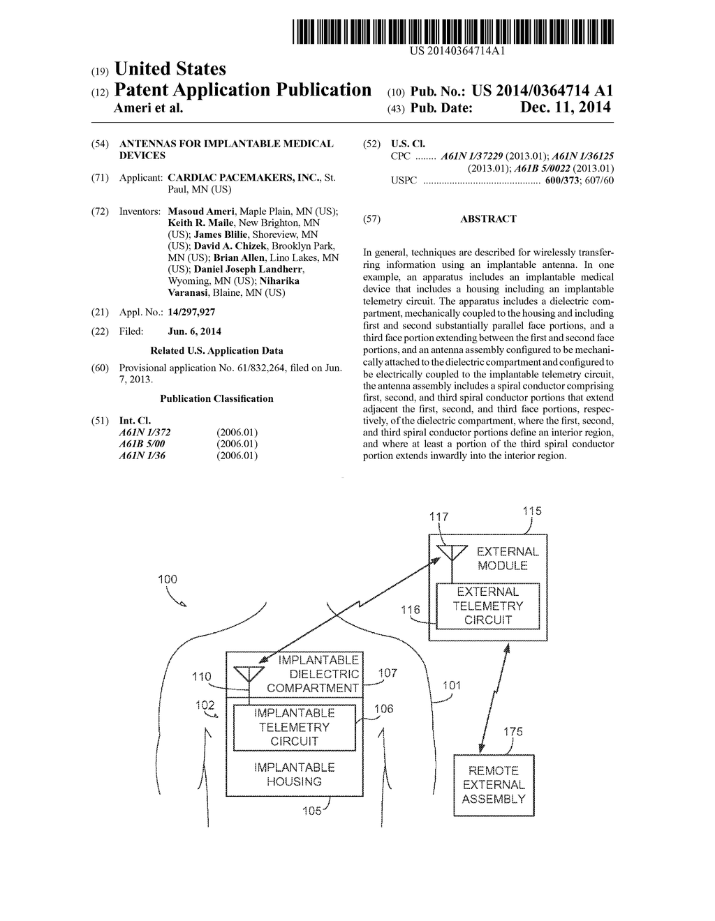 ANTENNAS FOR IMPLANTABLE MEDICAL DEVICES - diagram, schematic, and image 01