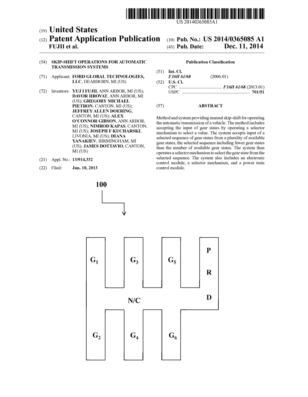 SKIP-SHIFT OPERATIONS FOR AUTOMATIC TRANSMISSION SYSTEMS - diagram, schematic, and image 01