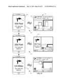 User Interface for Displaying Predicted Destinations diagram and image