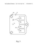 cartridge for test strips and a method for including a calibration code     onto the cartridge and for reading the code diagram and image