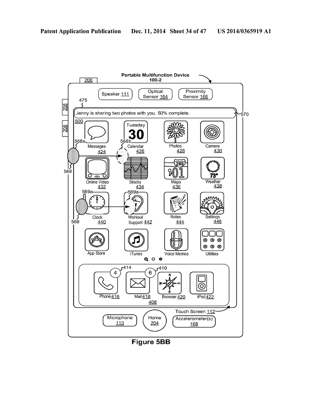 DEVICE, METHOD, AND GRAPHICAL USER INTERFACE FOR SHARING CONTENT FROM A     RESPECTIVE APPLICATION - diagram, schematic, and image 35
