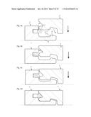 MECHANICAL LOCKING OF FLOOR PANELS WITH A FLEXIBLE BRISTLE TONGUE diagram and image