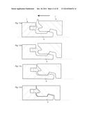 MECHANICAL LOCKING OF FLOOR PANELS WITH A FLEXIBLE BRISTLE TONGUE diagram and image