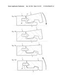 MECHANICAL LOCKING OF FLOOR PANELS WITH A FLEXIBLE BRISTLE TONGUE diagram and image