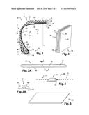 KIT AND METHOD FOR THE TEMPORARY ATTACHMENT OF AN ELECTRONIC DEVICE TO A     SUPPORT OF A TYRE CASING diagram and image