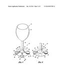 WINE GLASS CHARM diagram and image