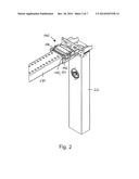 VIBRATION-DAMPED FURNITURE PIECE IN THE FORM OF A TABLE diagram and image