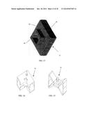 Connector with projections of conical or semi - conical section diagram and image