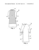 Radiation Resistant Medical Gown diagram and image