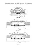 LED DISPLAY WITH WAVELENGTH CONVERSION LAYER diagram and image