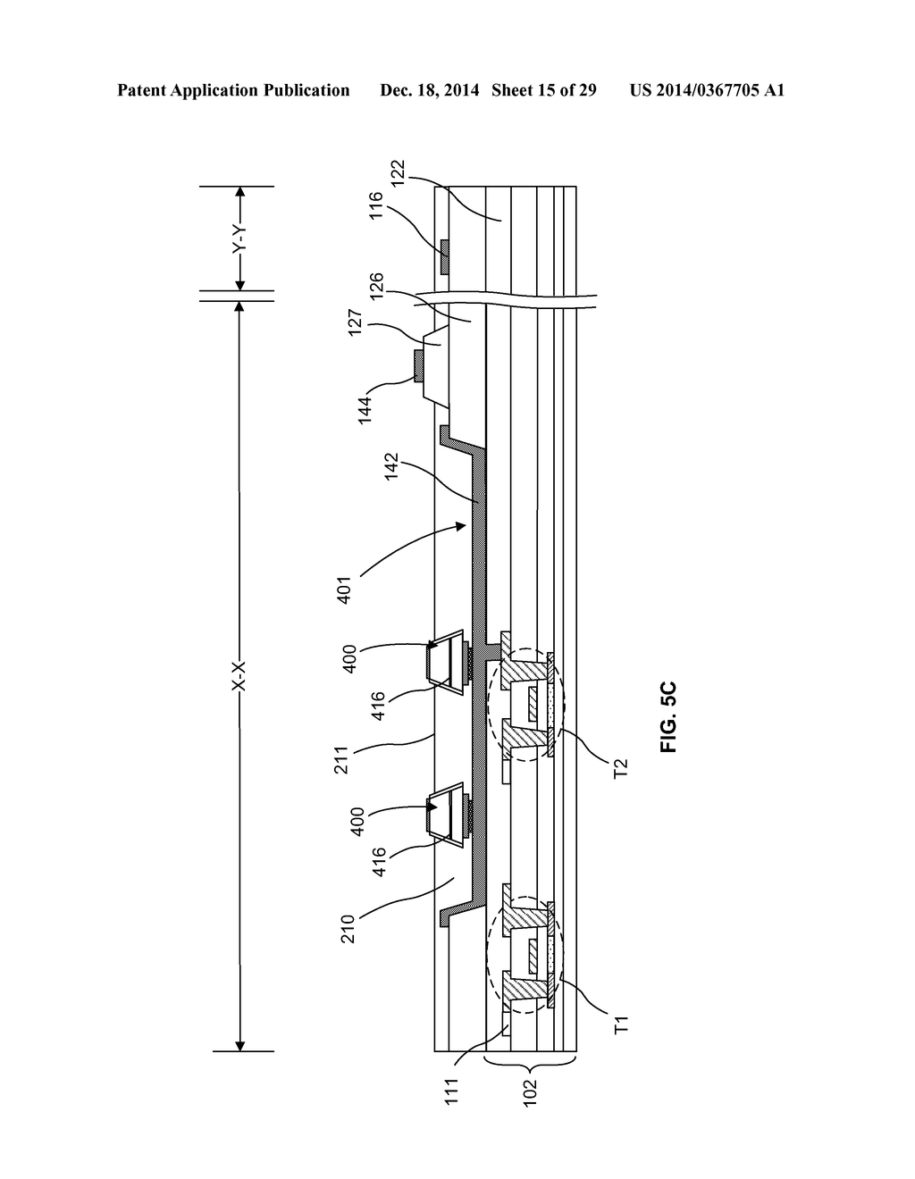 REFLECTIVE BANK STRUCTURE AND METHOD FOR INTEGRATING A LIGHT EMITTING     DEVICE - diagram, schematic, and image 16