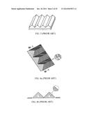 Optical substrates having light collimating and diffusion structures diagram and image