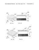 Optical substrates having light collimating and diffusion structures diagram and image