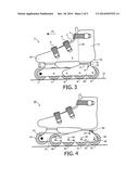 IN-LINE ROLLER SKATE diagram and image