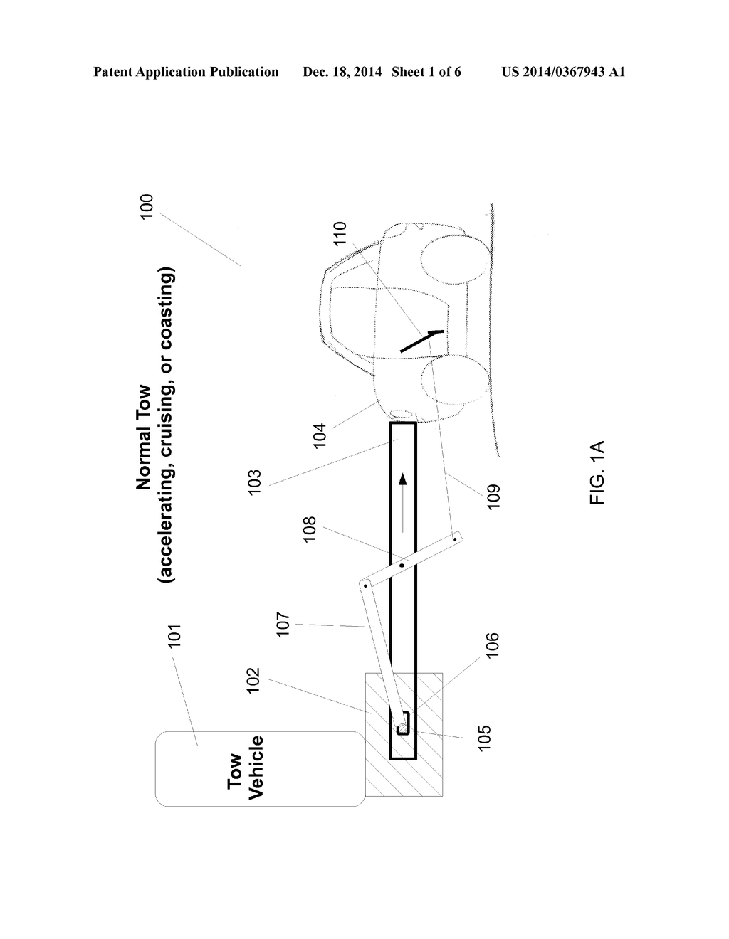 BRAKE ACTUATOR HITCH FOR A TOWED VEHICLE - diagram, schematic, and image 02