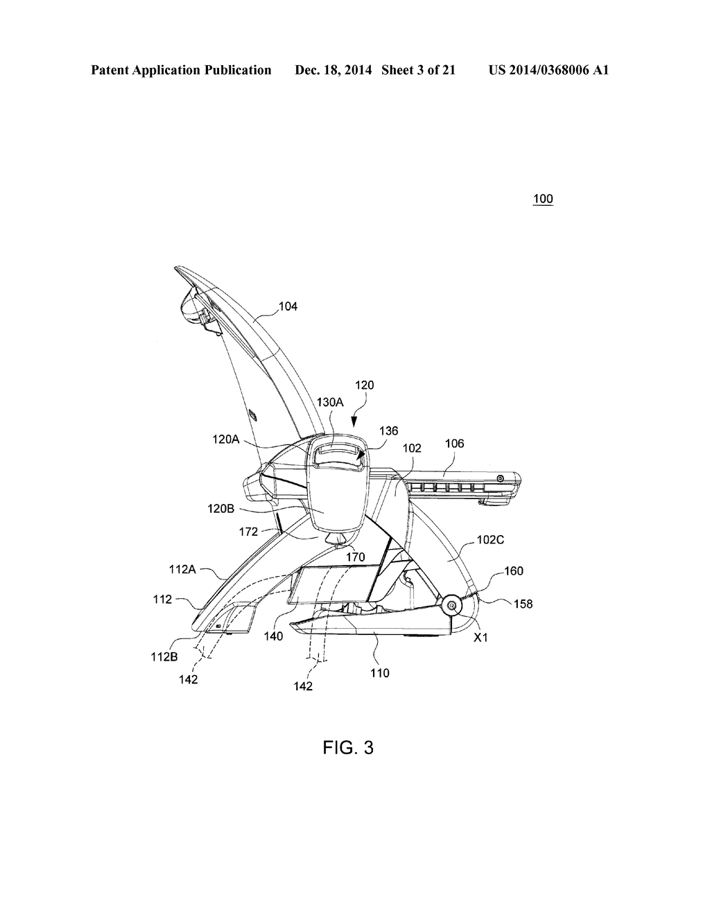 Child Seat Convertible to Multiple Configurations of Use - diagram, schematic, and image 04