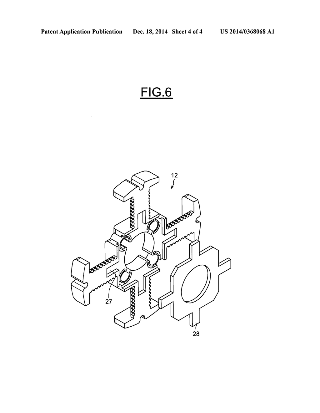 DEVICE FOR GUIDING A SET OF ELECTRICAL WIRES FOR ELECTRIC MOTOR ROTOR - diagram, schematic, and image 05