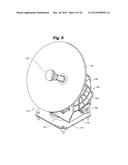 PORTABLE MOTORIZED SATELLITE TELEVISION ANTENNA SYSTEM diagram and image