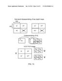 METHOD AND DEVICE FOR GENERATING, STORING, TRANSMITTING, RECEIVING AND     REPRODUCING DEPTH MAPS BY USING THE COLOR COMPONENTS OF AN IMAGE     BELONGING TO A THREE-DIMENSIONAL VIDEO STREAM diagram and image