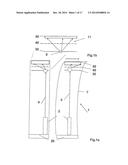 Positioning device comprising a light beam diagram and image