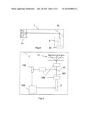 Positioning device comprising a light beam diagram and image