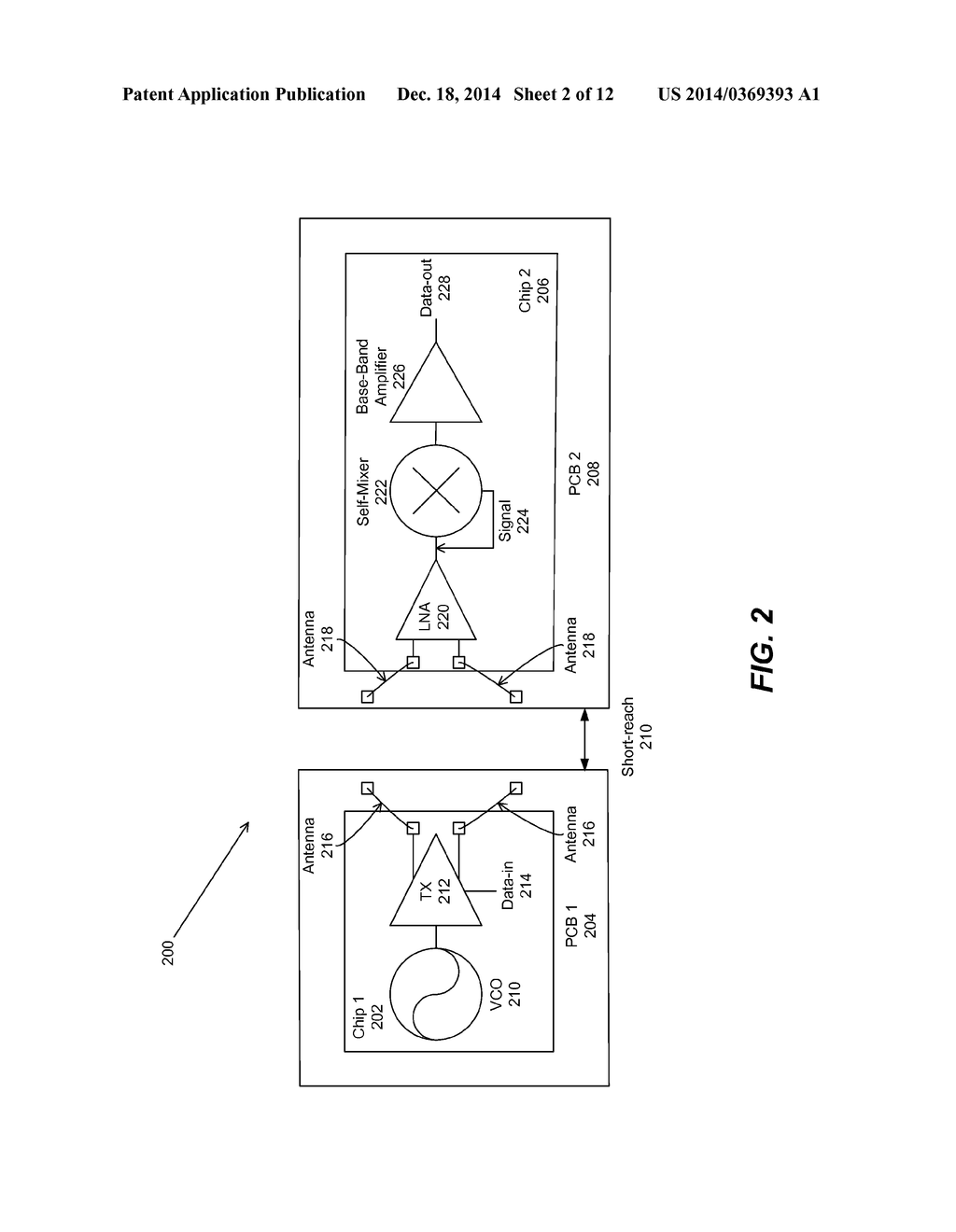 MILLI-METER-WAVE-WIRELESS-INTERCONNECT (M2W2-INTERCONNECT)METHOD FOR     SHORT-RANGE COMMUNICATIONS WITH ULTRA-HIGH DATA RATE CAPABILITY - diagram, schematic, and image 03