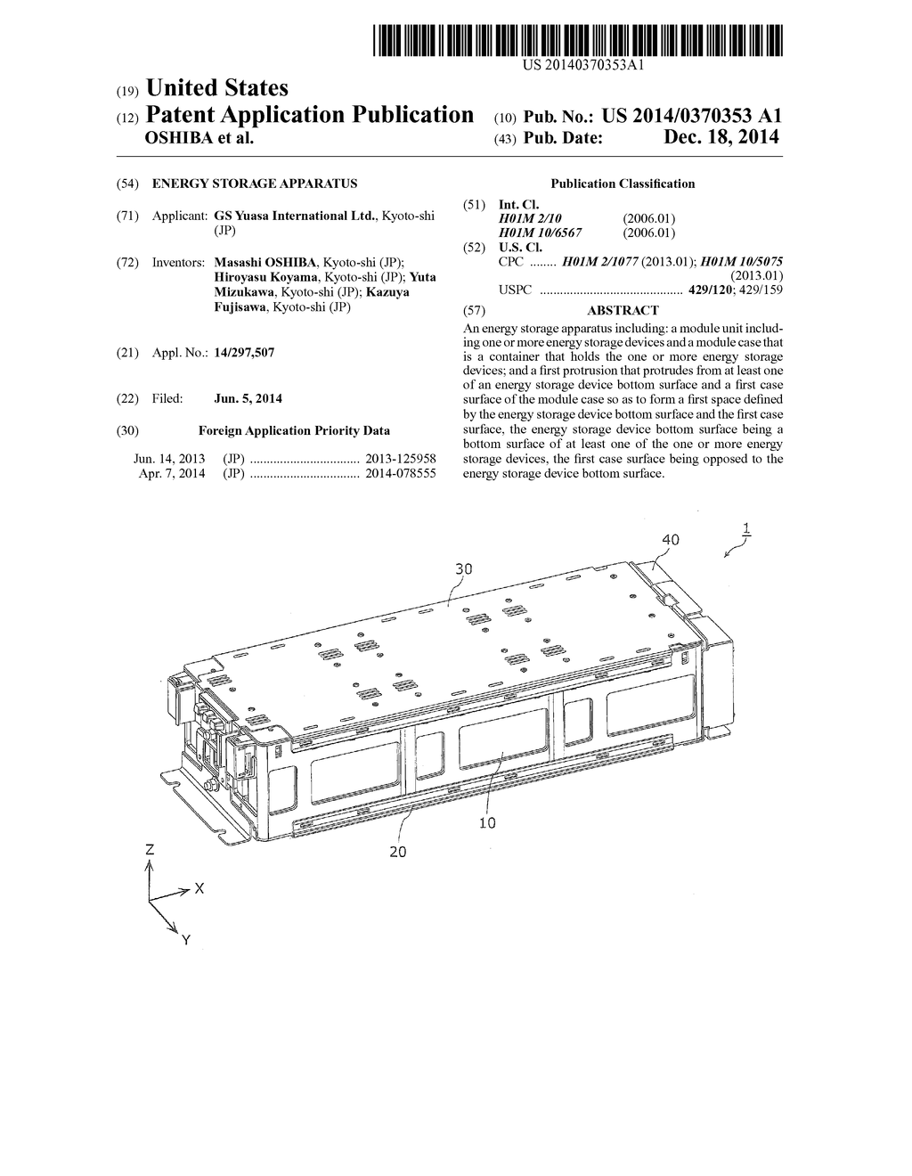 ENERGY STORAGE APPARATUS - diagram, schematic, and image 01