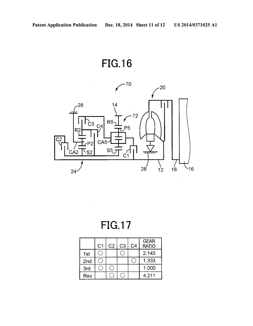 AUTOMATIC TRANSMISSION FOR VEHICLE - diagram, schematic, and image 12