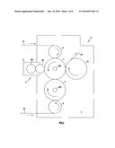 TRANSMISSION DEVICE FOR EMBOSSING ROLLERS diagram and image