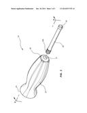 Cannulated Medical Instrument Handle With an Airspace diagram and image