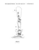 VACUUM SUCTION STRUCTURE OF ANKLE JOINT AND SUPPORT BARREL OF ARTIFICIAL     LIMB diagram and image