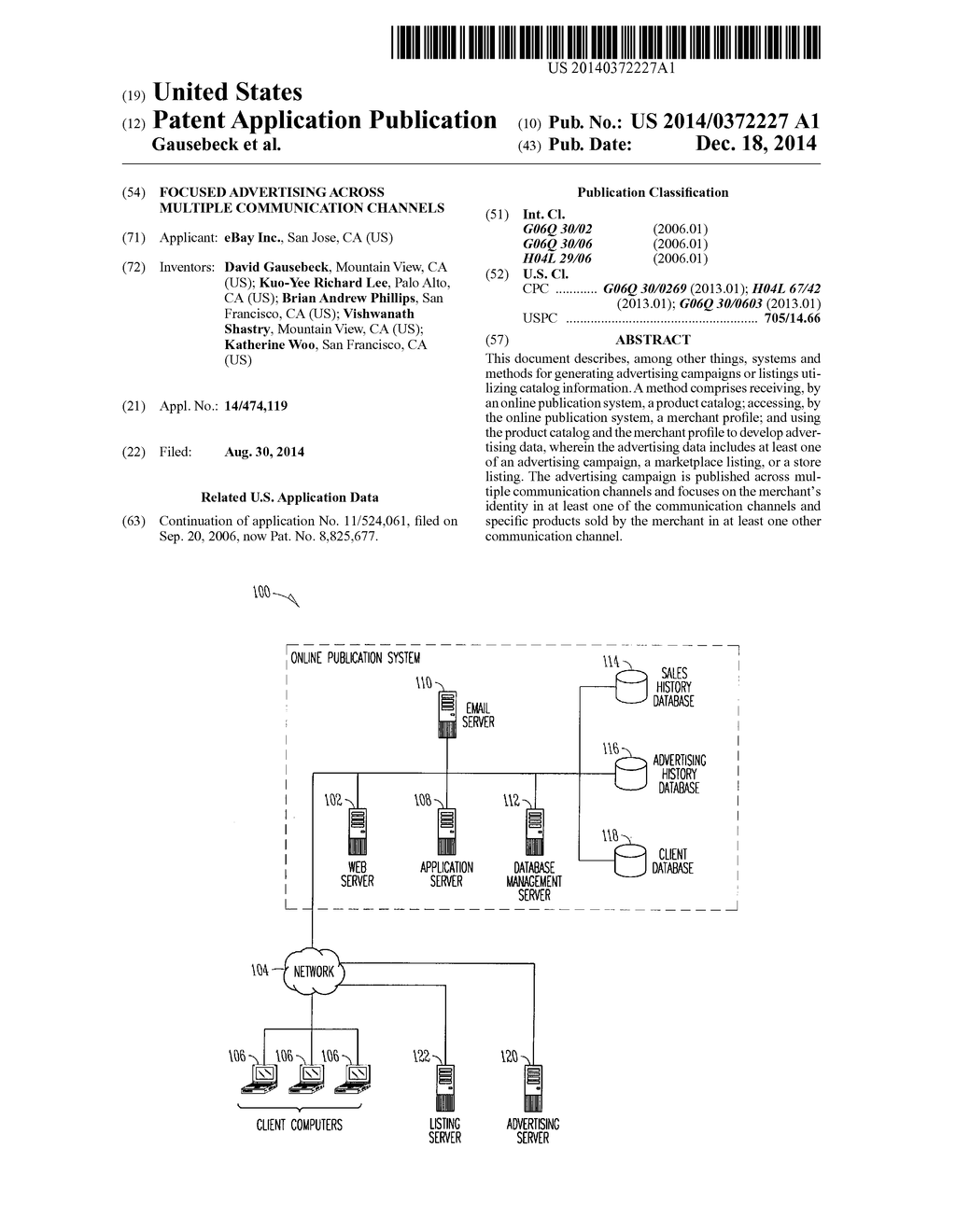 FOCUSED ADVERTISING ACROSS MULTIPLE COMMUNICATION CHANNELS - diagram, schematic, and image 01