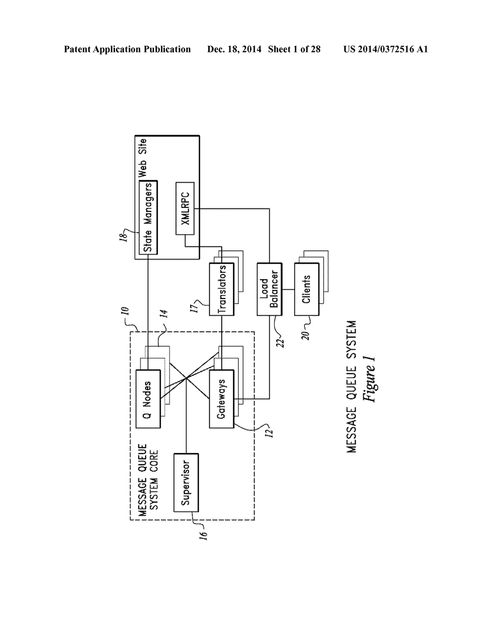 SYSTEM AND METHOD FOR PROVIDING A SCALABLE TRANSLATION BETWEEN     POLLING-BASED CLIENTS AND CONNECTION-BASED MESSAGE QUEUES - diagram, schematic, and image 02