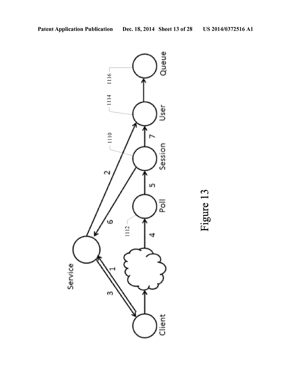 SYSTEM AND METHOD FOR PROVIDING A SCALABLE TRANSLATION BETWEEN     POLLING-BASED CLIENTS AND CONNECTION-BASED MESSAGE QUEUES - diagram, schematic, and image 14