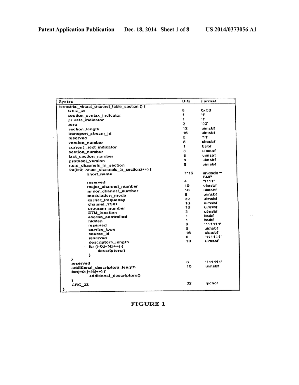 VIRTUAL CHANNEL TABLE FOR A BROADCAST PROTOCOL AND METHOD OF BROADCASTING     AND RECEIVING BROADCAST SIGNALS USING THE SAME - diagram, schematic, and image 02