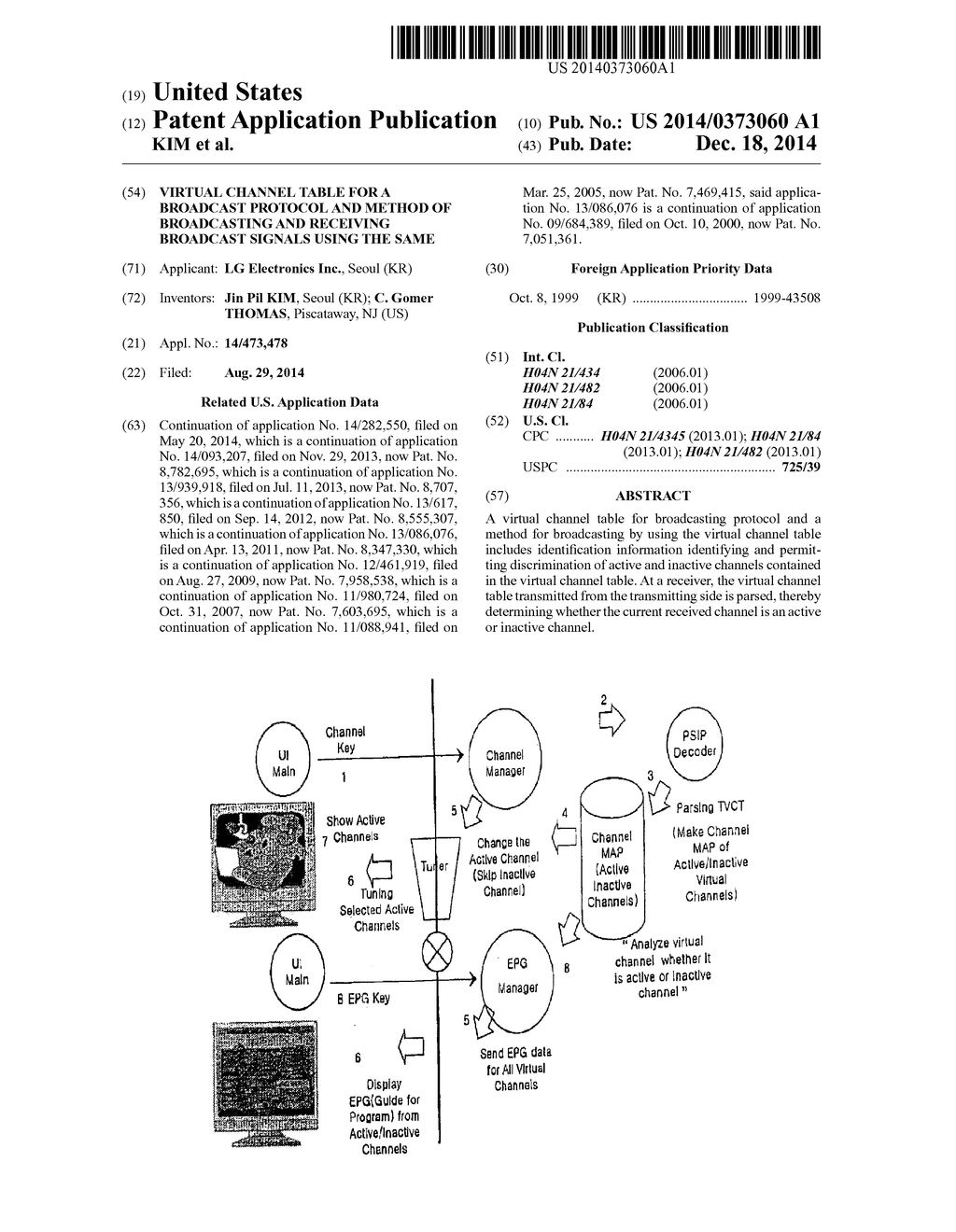 VIRTUAL CHANNEL TABLE FOR A BROADCAST PROTOCOL AND METHOD OF BROADCASTING     AND RECEIVING BROADCAST SIGNALS USING THE SAME - diagram, schematic, and image 01