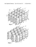 Pocketed Spring Assembly Comprising Strings of Springs Having Y-Shaped     Seams Separating Adjacent Pockets diagram and image