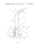 CLOTHING STEAM IRONING APPARATUS diagram and image