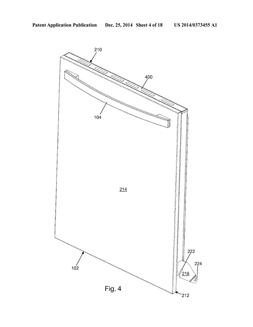 DOOR FOR AN APPLIANCE - diagram, schematic, and image 05