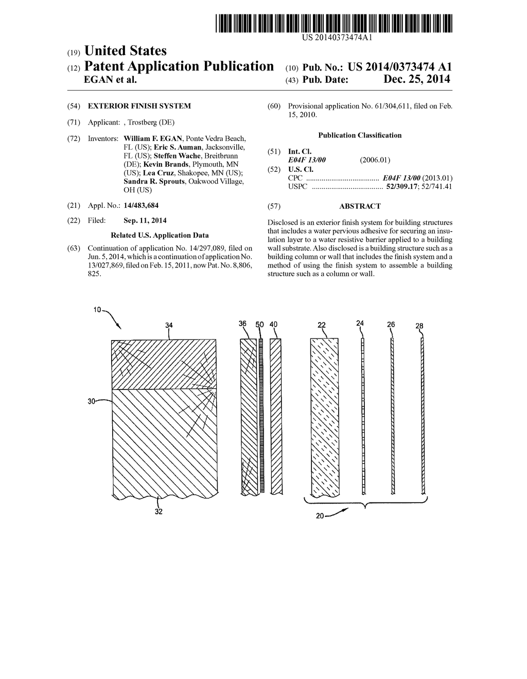 EXTERIOR FINISH SYSTEM - diagram, schematic, and image 01