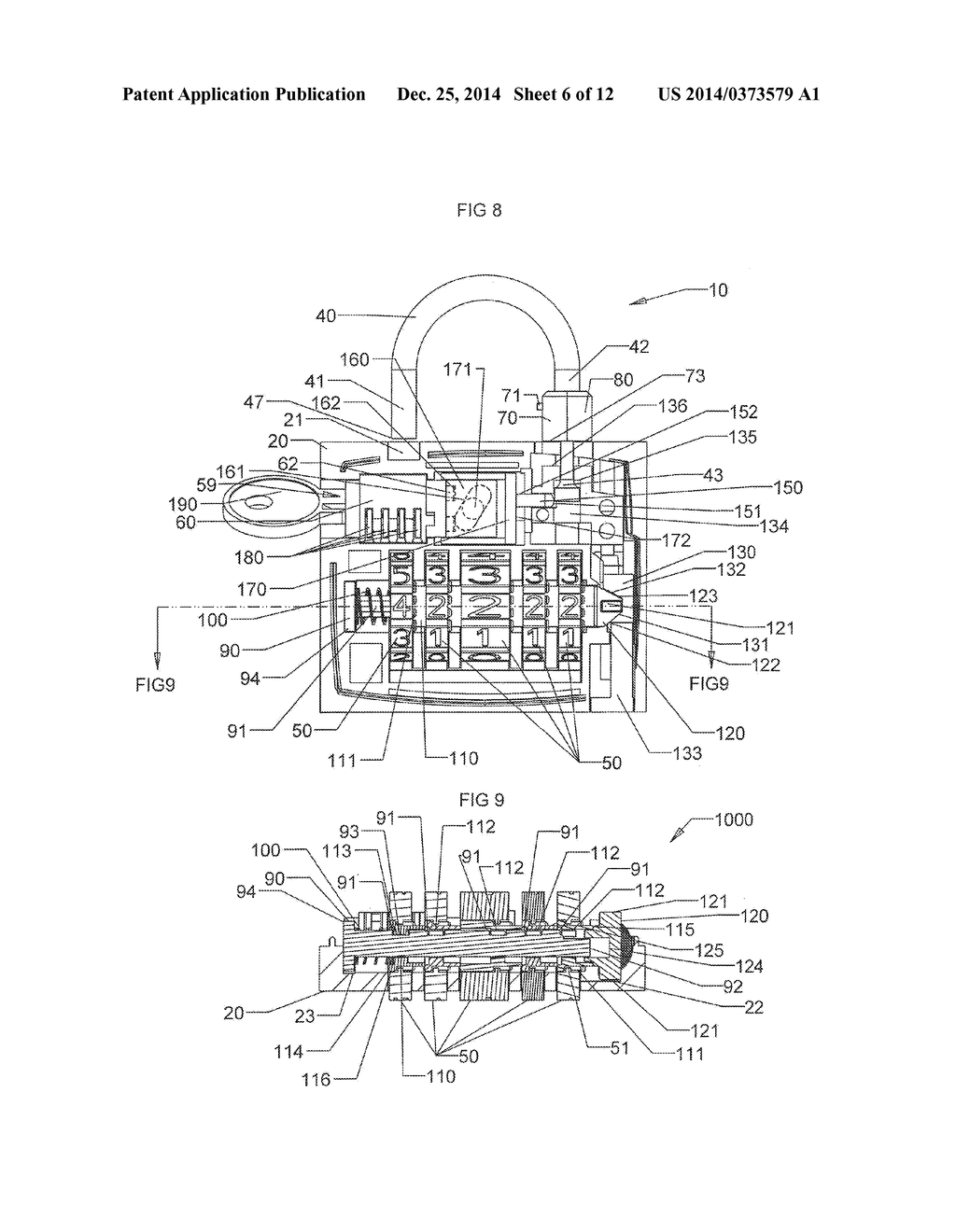 PADLOCK WITH FULLY INTEGRATED DUAL UNLOCKING SYSTEM - diagram, schematic, and image 07