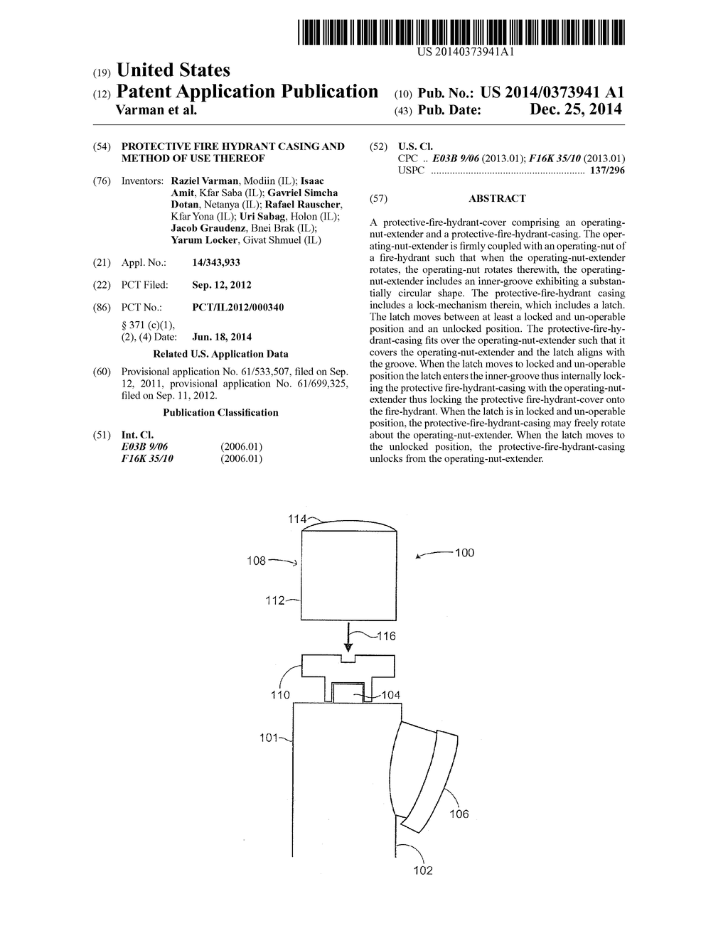 PROTECTIVE FIRE HYDRANT CASING AND METHOD OF USE THEREOF - diagram, schematic, and image 01