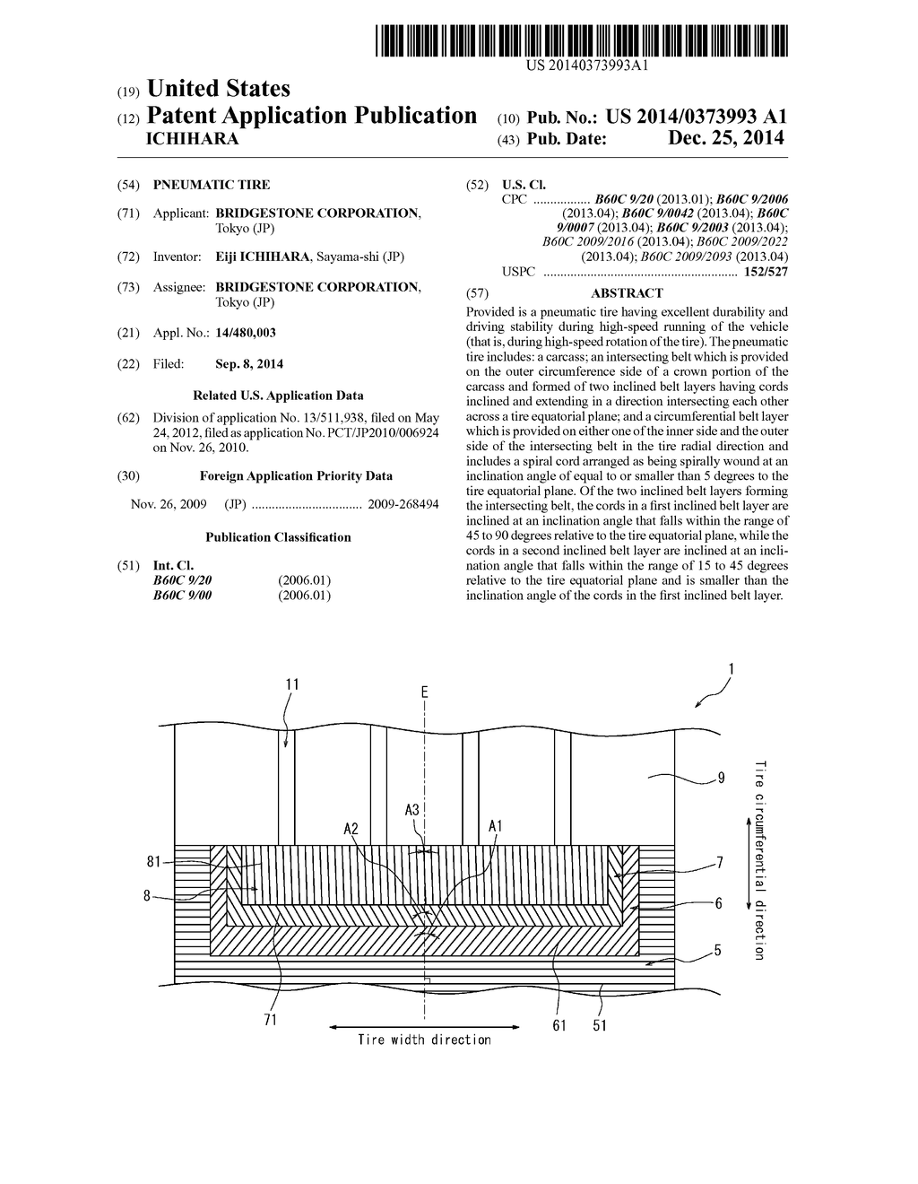 PNEUMATIC TIRE - diagram, schematic, and image 01