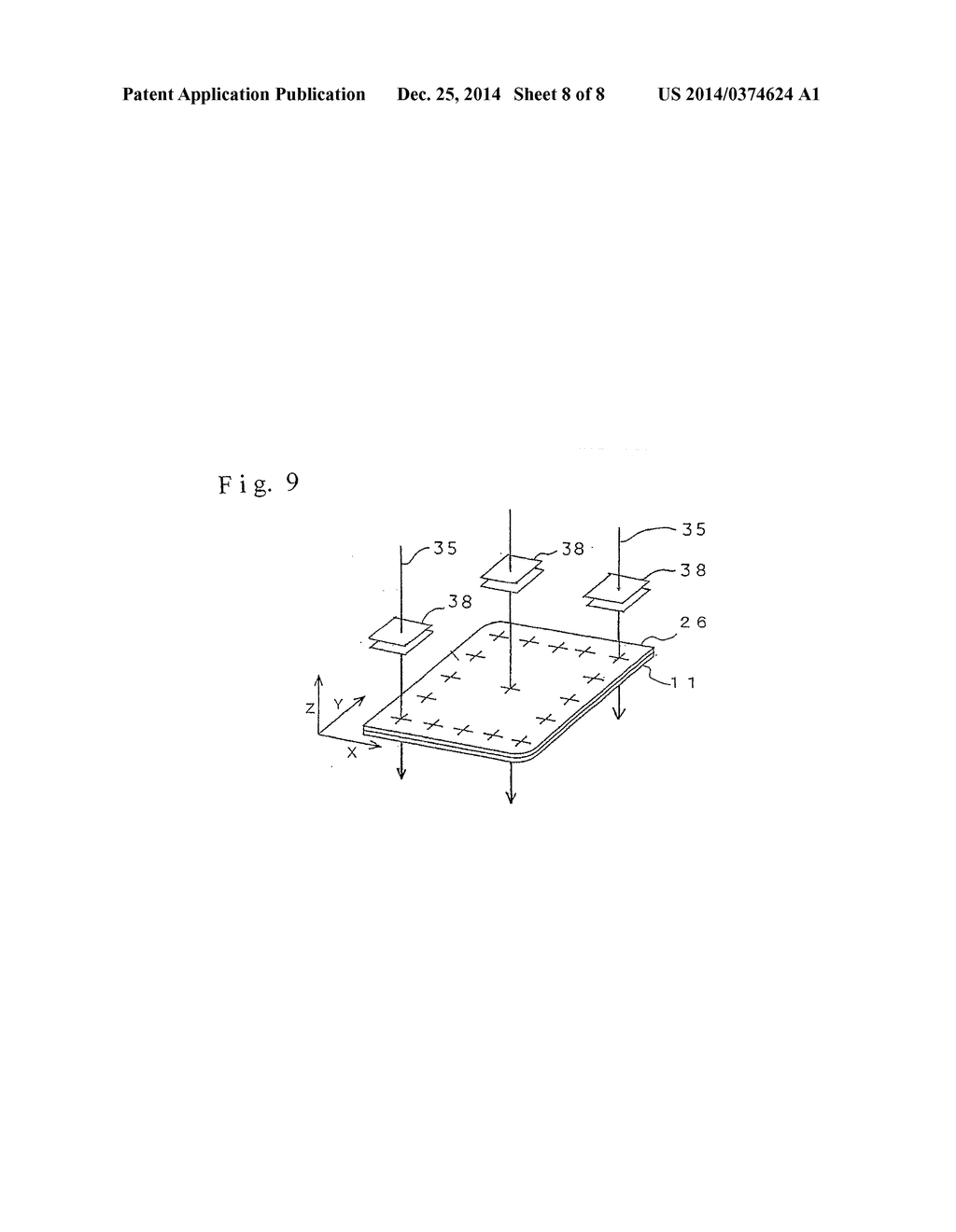 SENSITIVITY CORRECTION METHOD FOR DOSE MONITORING DEVICE AND PARTICLE BEAM     THERAPY SYSTEM - diagram, schematic, and image 09