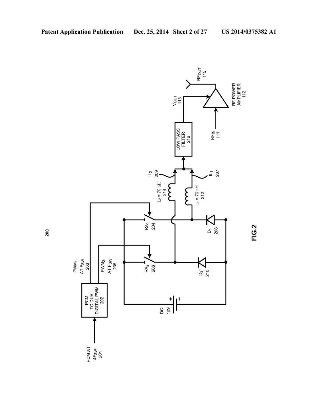 MULTIPLE SWITCH POWER STAGE CONTROL TRACKING PCM SIGNAL INPUT - diagram, schematic, and image 03