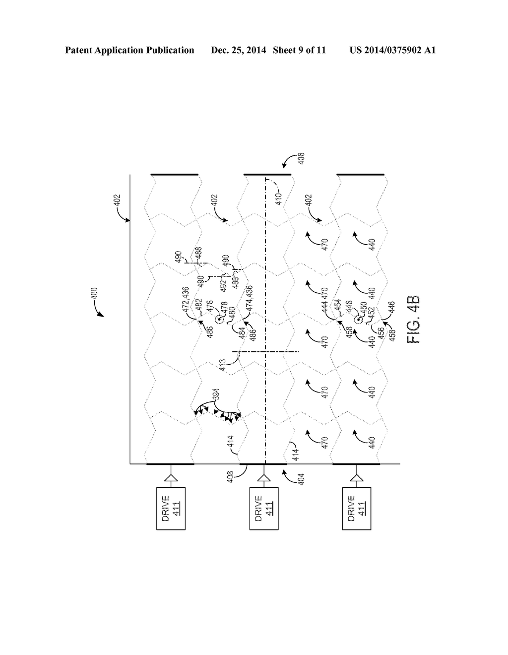 CAPACITIVE TOUCH SENSOR HAVING OBLIQUE ELECTRODE MATRIX - diagram, schematic, and image 10