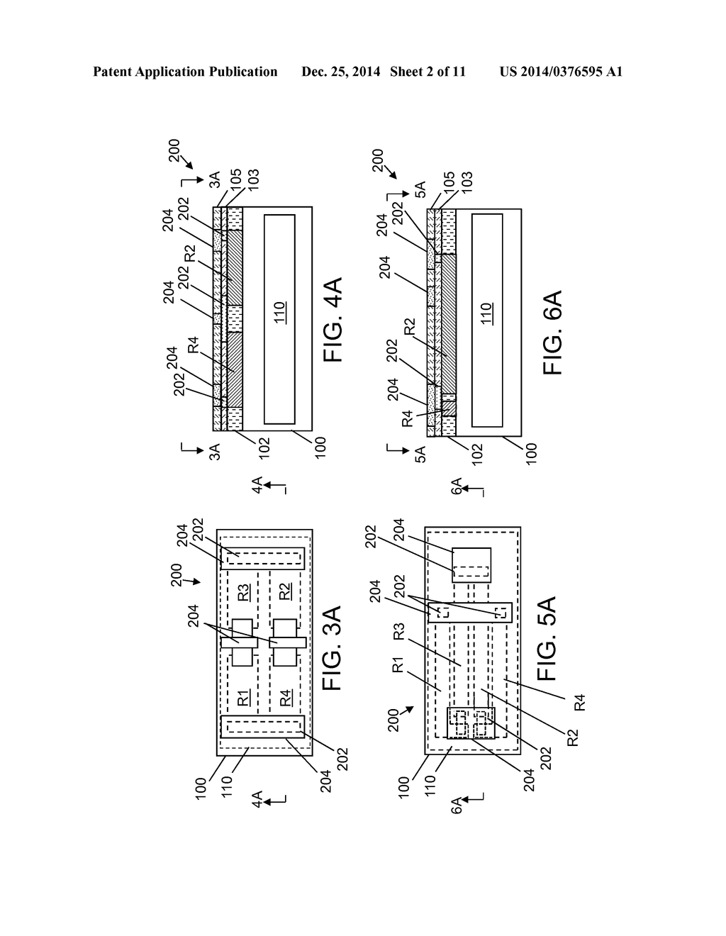 THERMORESISTANCE SENSOR STRUCTURE FOR INTEGRATED CIRCUITS AND METHOD OF     MAKING - diagram, schematic, and image 03