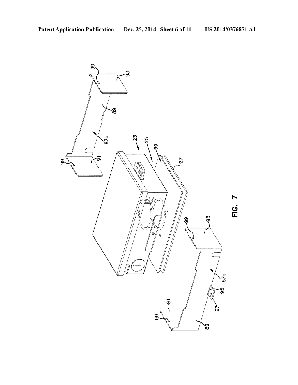 FIBER OPTIC ENCLOSURE WITH TEAR-AWAY SPOOL - diagram, schematic, and image 07