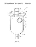 CENTRIFUGAL WATER SEPARATOR FOR A FUEL CELL SYSTEM diagram and image