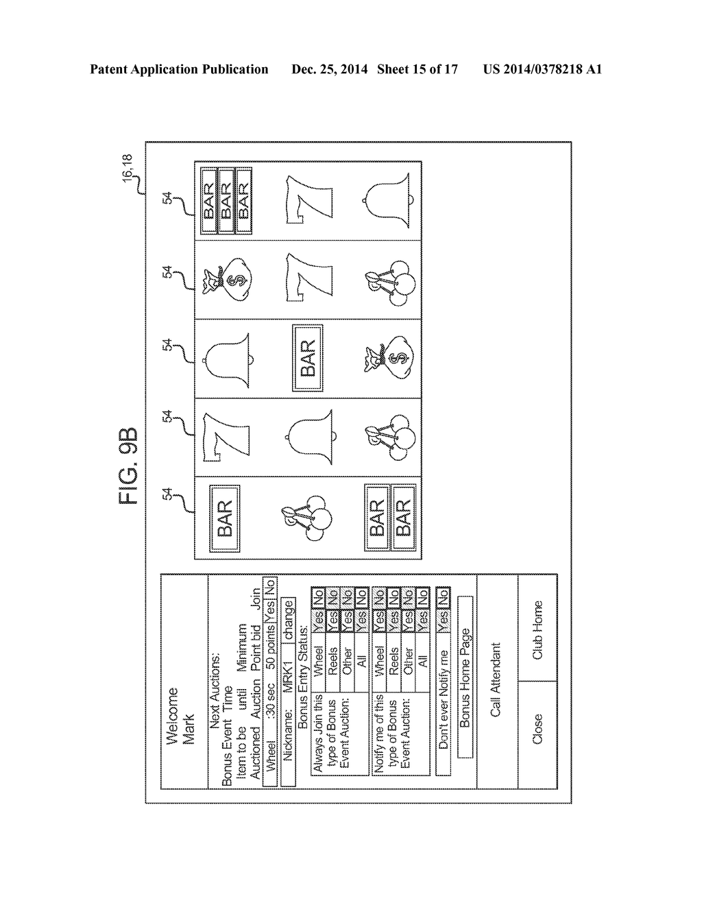 SERVER BASED GAMING SYSTEM AND METHOD FOR PROVIDING DEFERRAL OF BONUS     EVENTS - diagram, schematic, and image 16